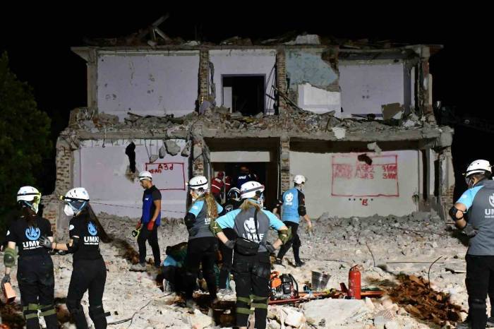 Lüleburgaz’da Gerçeği Aratmayan Enkaz Arama Kurtarma Tatbikatı