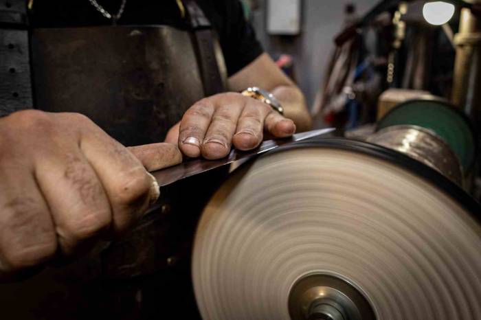 Bıçak Bileme Ustaları Bayram Öncesi Mesaide