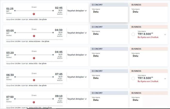 İstanbul - Los Angeles Tek Yön Uçak Bileti 137 Bin Lira