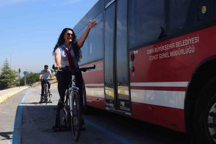 Eshot Şoförleri, Bisiklet Sürücülüğünü Deneyimledi