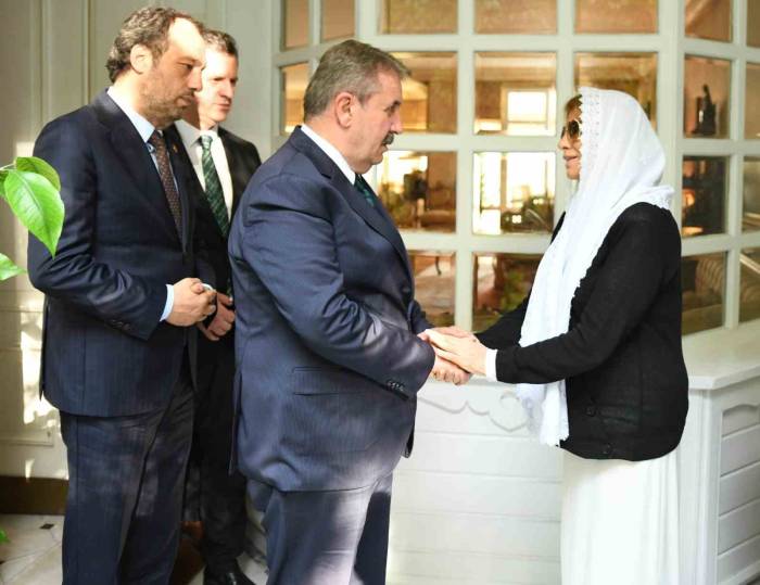 Bbp Genel Başkanı Destici’den Tansu Çiller’e Taziye Ziyareti