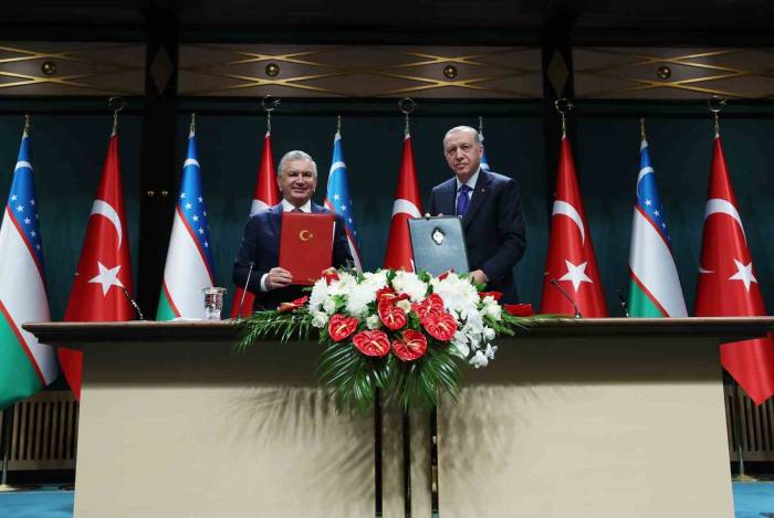 Türkiye Ve Özbekistan Arasında 18 Anlaşma