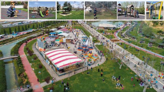 Şahinbey’de Parklara Modern Dokunuş