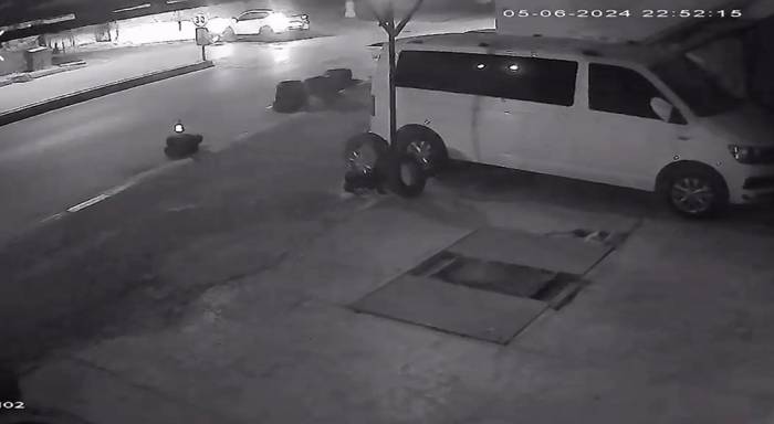 Motosiklet İle Otomobilin Çarpıştığı Kaza Kamerada