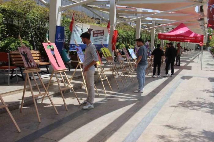 Üniversiteli Gençlerden Gazze İçin Anlamlı Sergi