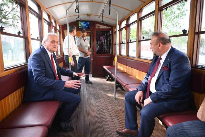 Uşak Belediye Başkanı Yalım Boztram’da İncelemelerde Bulundu