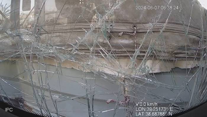 Elazığ’da 9 Kişinin Yaralandığı Kaza Güvenlik Kamerasına Yansıdı