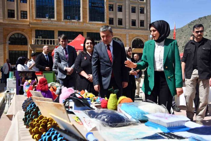 Gümüşhane’de Yükümlülerin El Sanatları Sergisi Büyük Beğeni Topladı