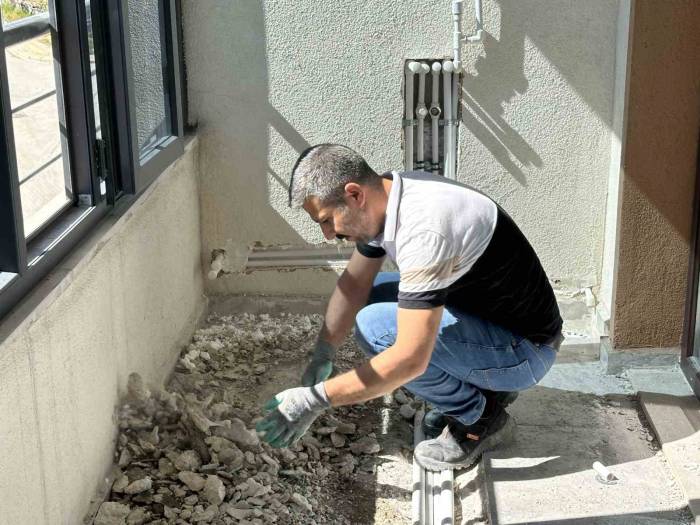 Doğal Gazın Verilmediği Yüksekova’da Tesisat Çalışması Devam Ediyor