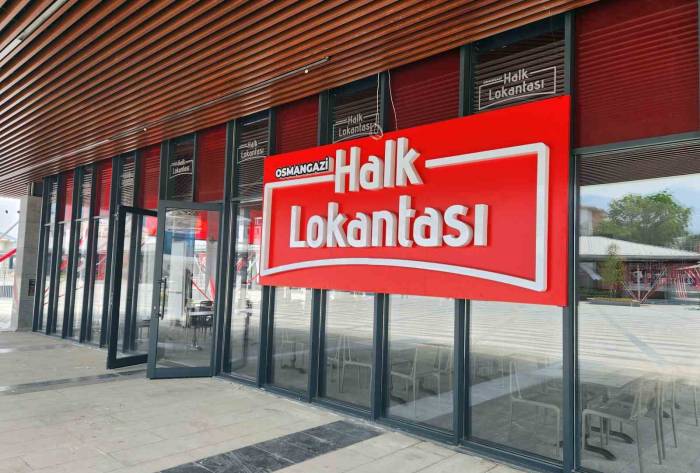 Bursa’nın İlk Halk Lokantası Açılıyor