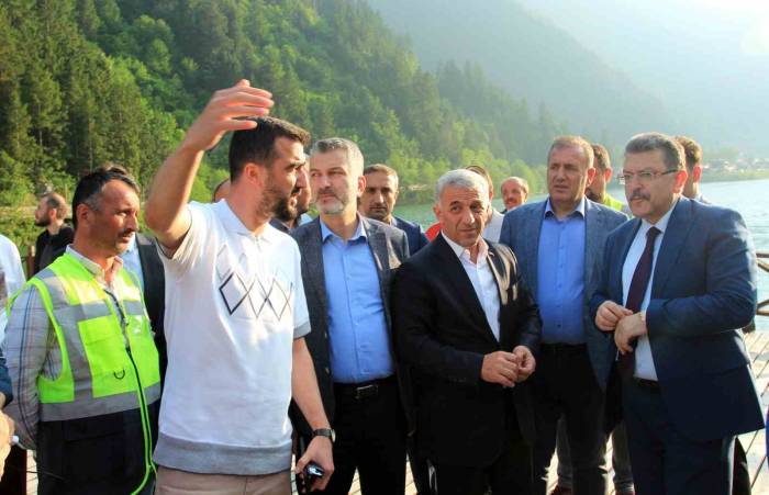 Turizm Sezonu Öncesi Uzungöl’deki Eksikleri Yerinde Gördüler