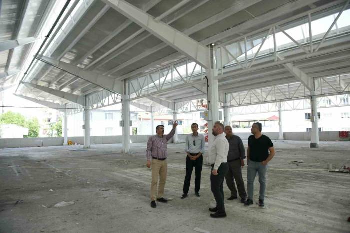 Bağlaraltı Pazar Alanı’nda Son Rötuşlar