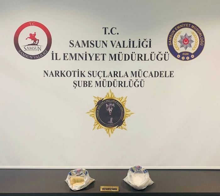 Samsun’da 1 Kilo 773 Gram Metamfetamin Ele Geçirildi: 3 Gözaltı