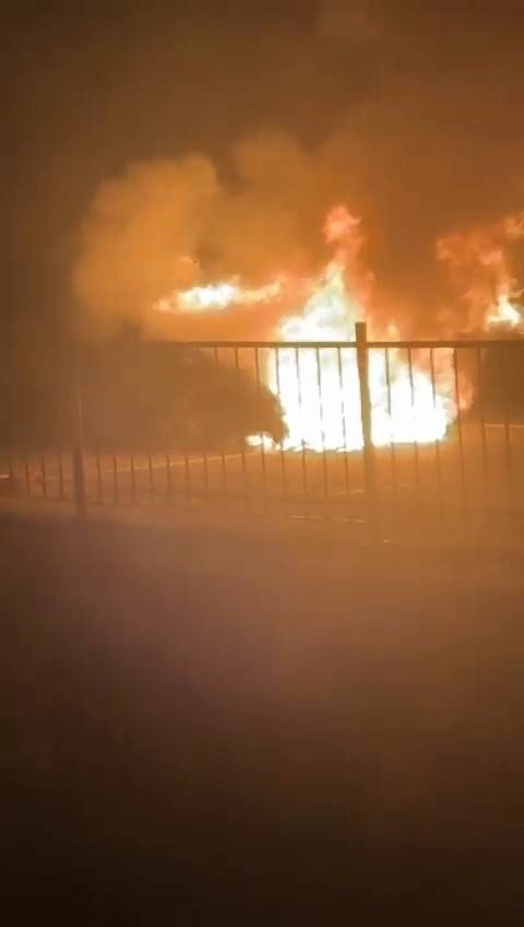 Bursa’da Lüks Otomobil Alev Alev Yandı