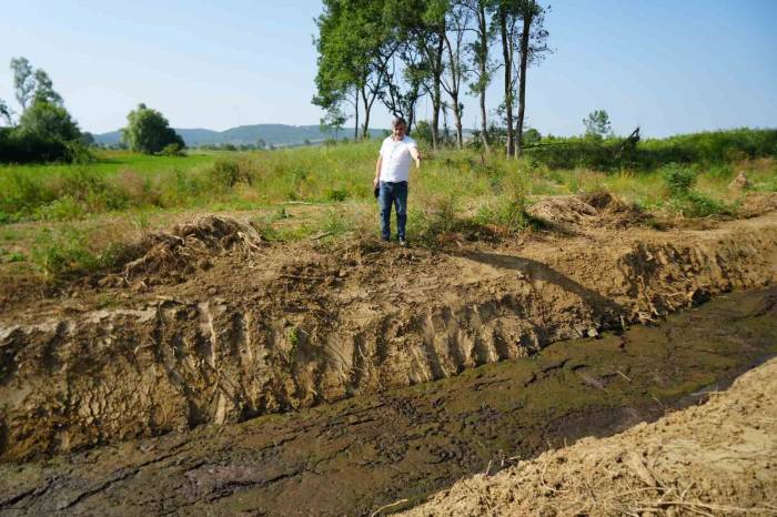 Yağmur Suyu Kanalından Dereye Su Değil Gübre Akıyor