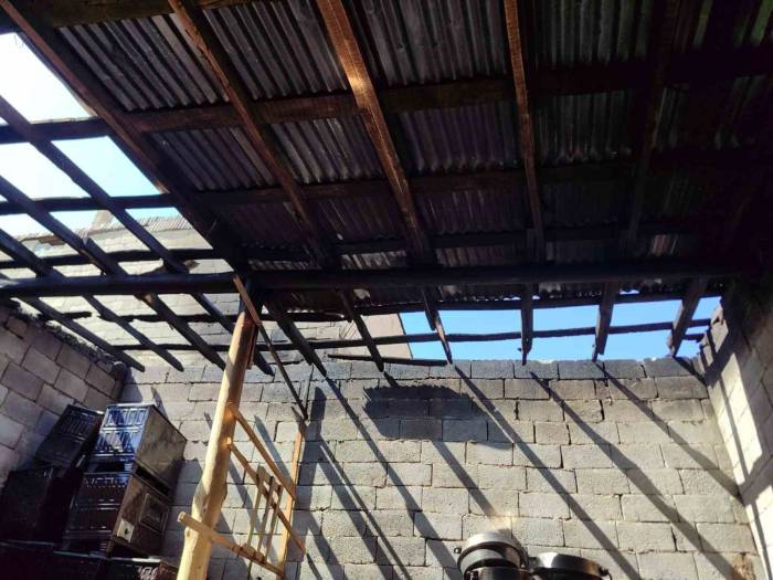 Erciş’te Çatı Yangını