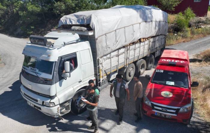 Mersin’de Orman Kaçakçılığına Yönelik Denetim Yapıldı