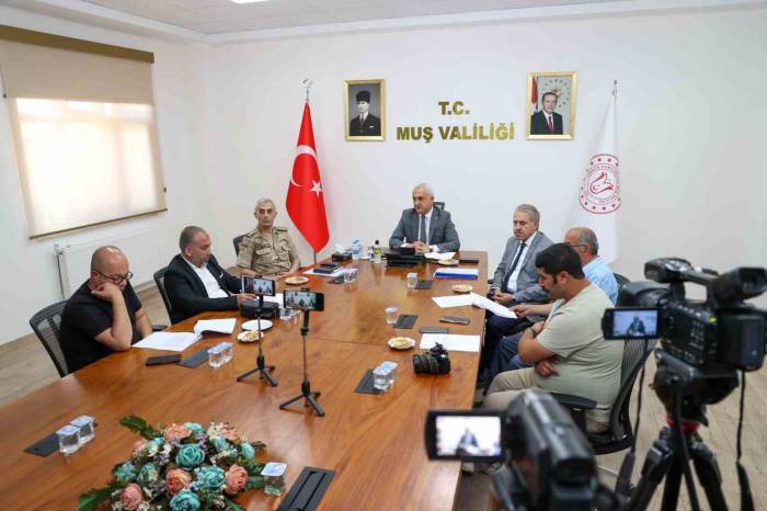 Muş’ta Güvenlik Ve Asayiş Değerlendirme Toplantısı Yapıldı