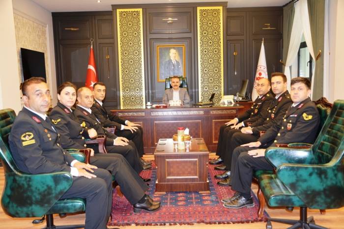 Jandarma’dan Kaymakam Odabaş’a Ziyaret