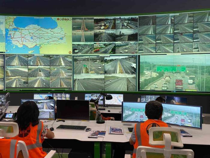 68 Bin 655 Kilometrelik Yol 4 Bin Kamera İle Anlık İzleniyor