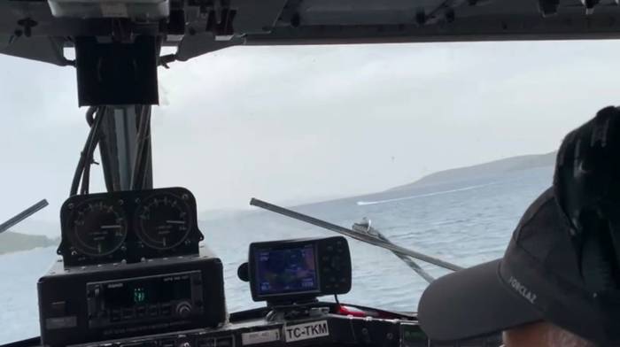 Milas’ta Orman Yangını Söndürme Çalışmalarına Jetski Engeli