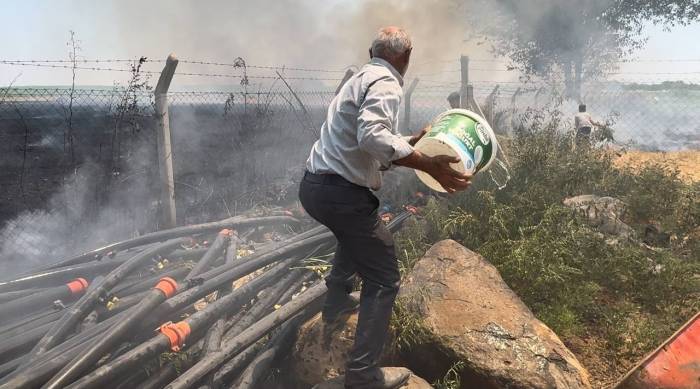 Şanlıurfa’da Yangın Paniği