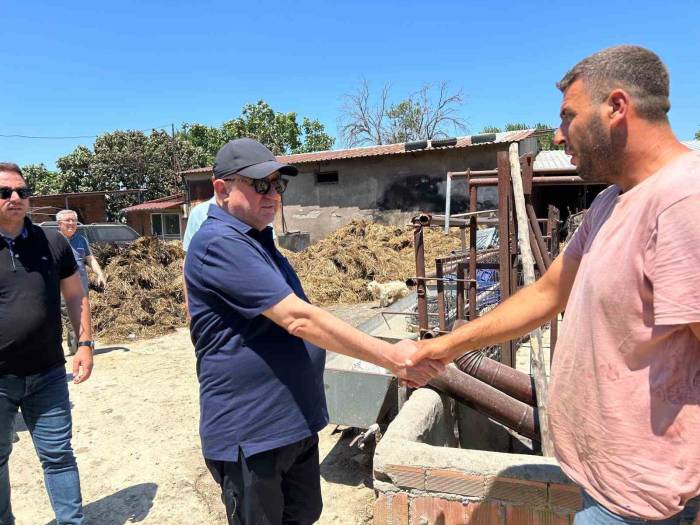 Ak Partili Gider, Yangından Etkilenen Bölgede Vatandaşlarla Buluştu