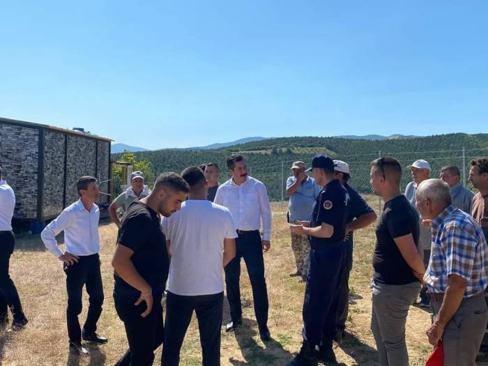 Yenişehir’deki Yangın Korkuttu