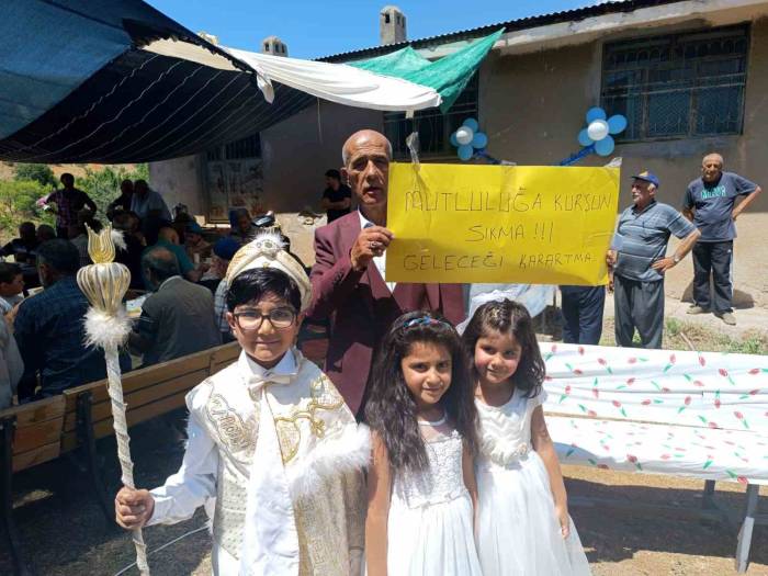 Düğünde ‘Maganda Kurşununa’ Karşı Farkındalık Oluşturdular