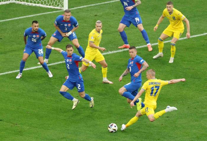 Euro 2024: Slovakya: 1 - Ukrayna: 2