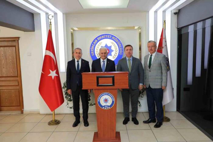 Yıldırım Memleketi Erzincan’da Ziyaretlerde Bulundu