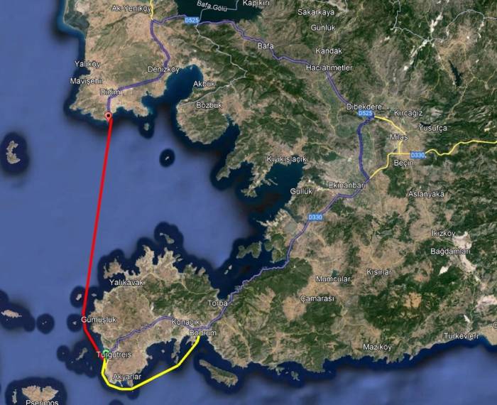 Aydın-muğla Arası Deniz Seyahati Başlıyor