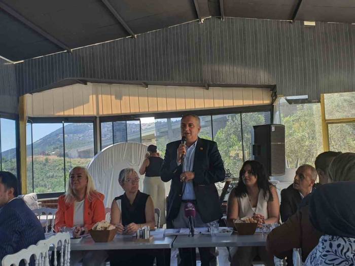 Gemlik Kent Konseyi Başkan Adayı Ahmet Aslan Delegelerle Kahvaltıda Buluştu