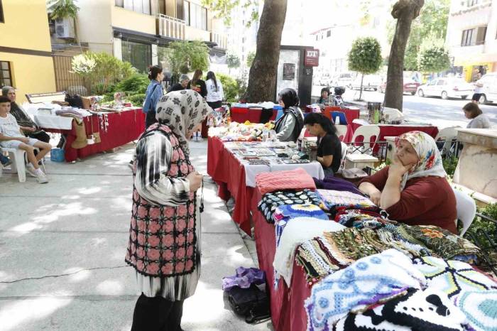 Denizli’de El Emeği Pazarı İle Kadınlar Aile Bütçesine Destek Olucak