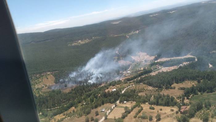 Bursa’nın Dağ İlçesinde Orman Yangını