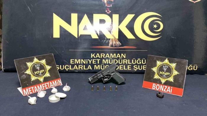 Karaman’da 4 Kişi Uyuşturucudan Tutuklandı