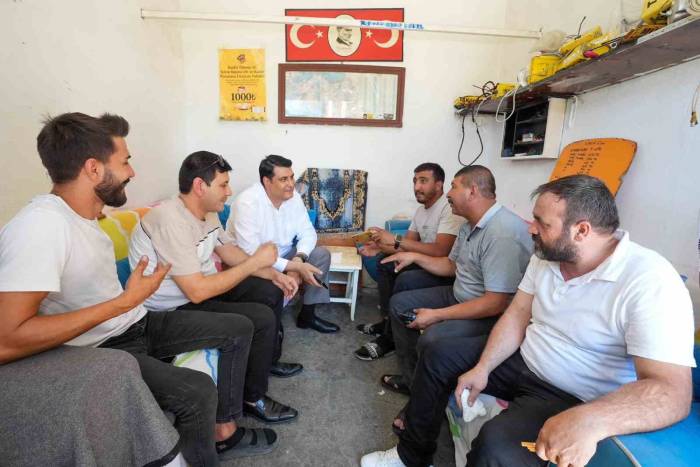 Yılmaz’dan Esnafa Ziyaret