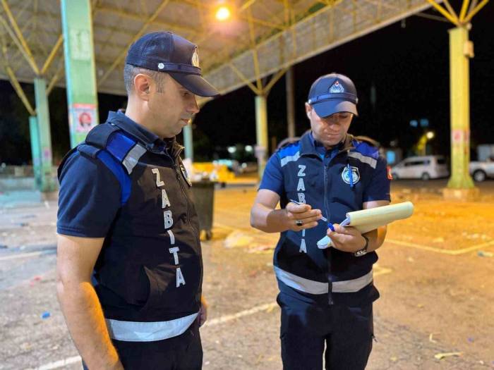 Çorum Zabıtasından, Temizlik Kurallarına Uymayan Pazarcı Esnafına Ceza