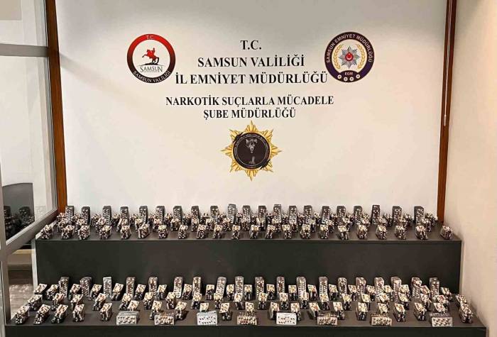 Samsun’da 19 Bin 558 Adet Sentetik Ecza Ele Geçirildi: 3 Gözaltı