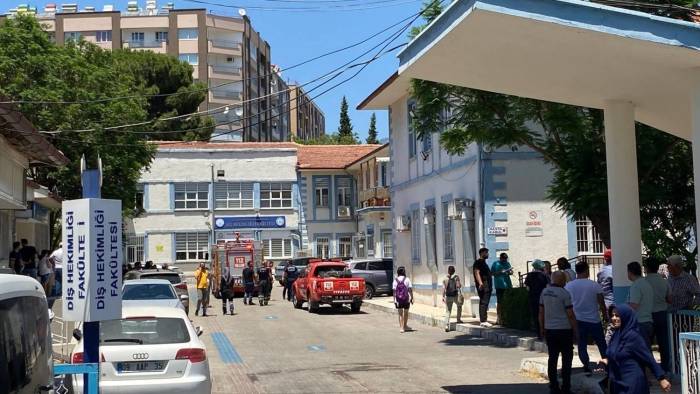 Adü Diş Hekimliği Fakültesi’nde Yangın Paniği