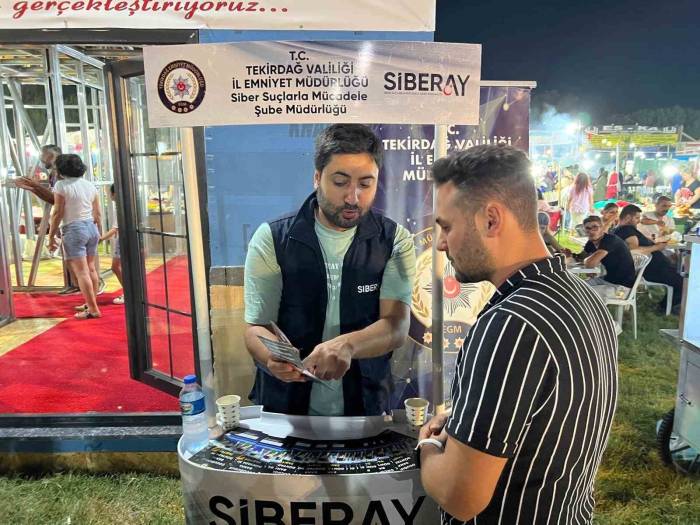 Tekirdağ Emniyeti, 9 Bin Kişiye Siberay’ı Anlattı