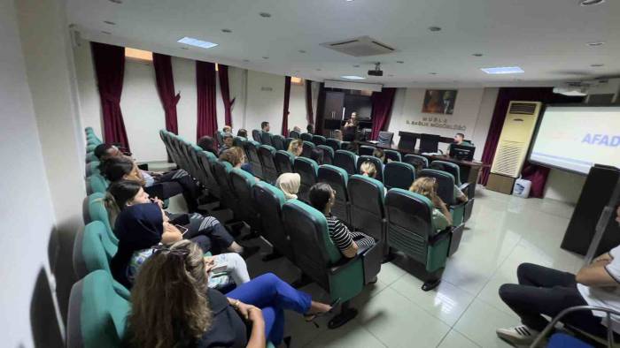 Muğla İl Sağlık Müdürlüğü’nden ’afet Ve Farkındalık’ Eğitimi