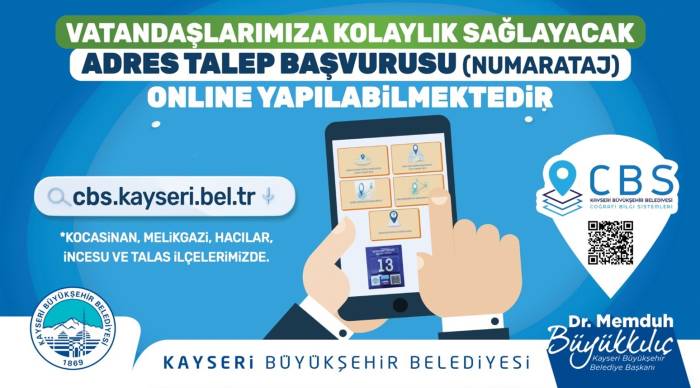 Büyükşehir’in Adres Talep Başvuruları ‘Çevrimiçi’ Yapılıyor