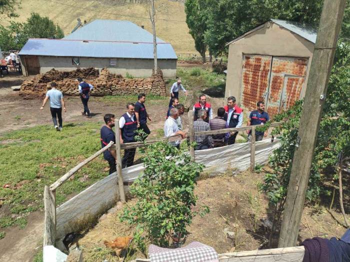 Tutak’ta Yaşanan Sel Felaketinin Ardından Hasar Tespiti