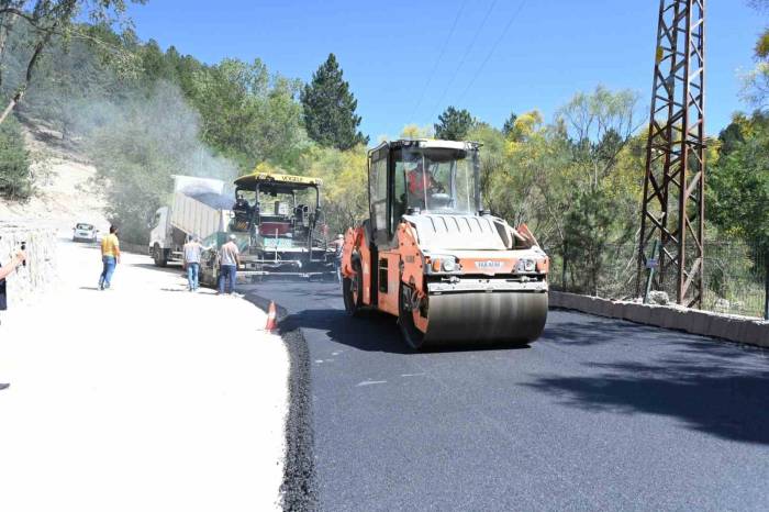 Milas-gölcük Tabiat Parkı Arasında Bulunan Yol Asfaltlandı