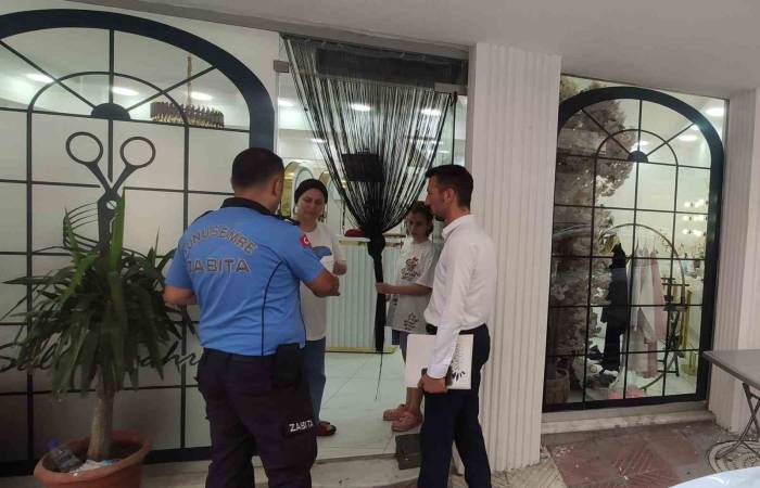 Manisa’da Berber Ve Kuaförlere Hafta Tatili Denetlemesi