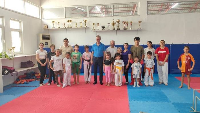 Kaymakam Ertaş Yaz Spor Okullarını Ziyaret Etti