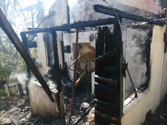 Tokat’ta İki Katlı Ev Alevlere Teslim Oldu