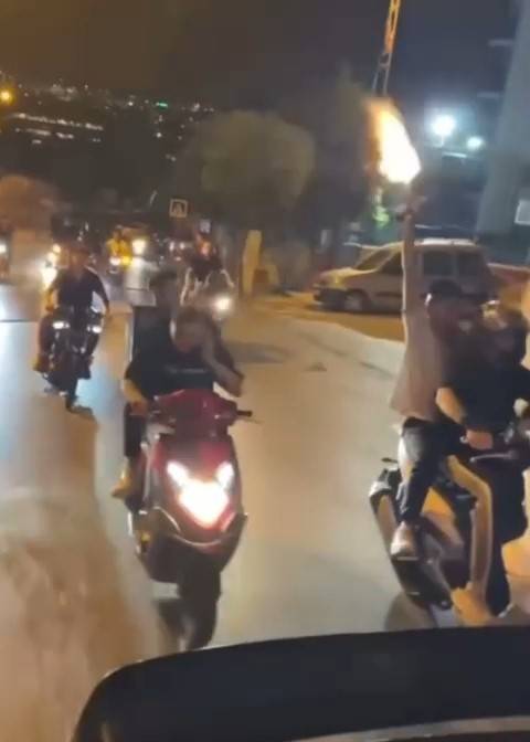 Pendik’te Asker Eğlencesi Konvoyunda Havaya Rastgele Ateş Açıldı, O Anlar Kamerada