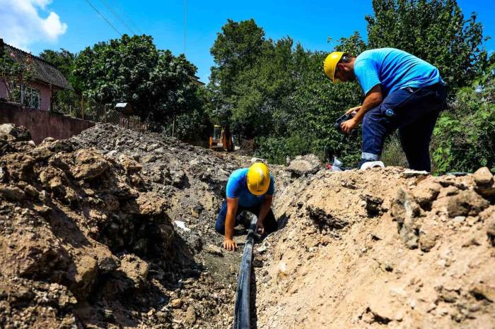 Kertil’in Altyapısına Yeni İçme Suyu Hattı